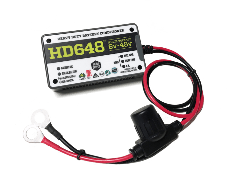 Batterij desulfatoren HD648 Battery desulfators désulfateurs Batteriedesulfatoren