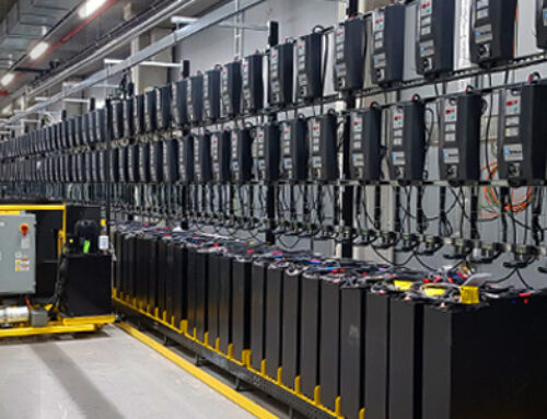 Battery Supplies ensures safety, reliability and efficiency with a charging station in Delhaize’s new warehouses