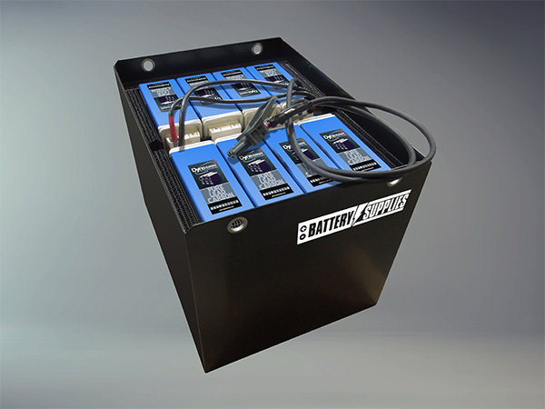 Tractiebatterij batterie traction battery Antrieb Pure Lead Carbon